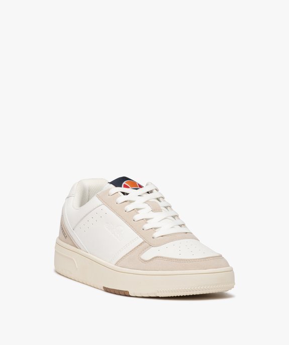 Baskets homme unies avec détails suédés et à lacets - Ellesse  vue2 - ELLESSE - GEMO