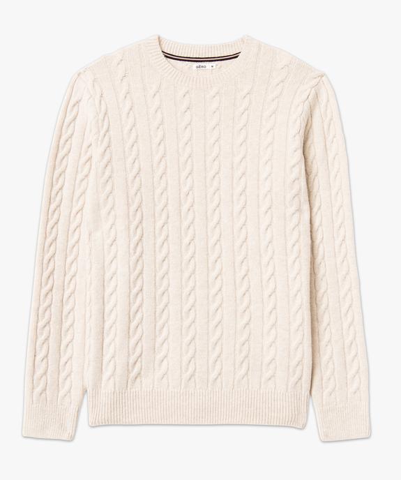 Pull douillet à torsades homme vue4 - GEMO (HOMME) - GEMO