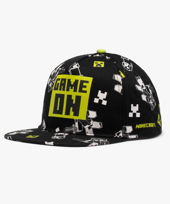 Casquette garçon avec motif jeu vidéo - Minecraft vue1 - MINECRAFT - GEMO