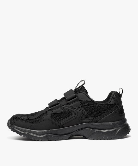 Baskets homme unies en mesh et à scratch style jogger vue9 - 5 MILES - GEMO