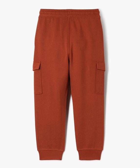 Jogging cargo molletonné garçon vue4 - GEMO (ENFANT) - GEMO