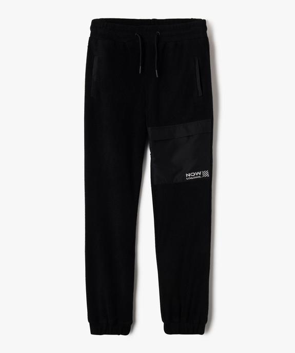 Jogging molletonné avec poche cargo garçon vue1 - GEMO (JUNIOR) - GEMO