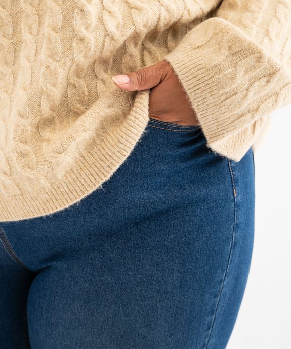 Jean Regular femme grande taille vue6 - GEMO 4G GT - GEMO