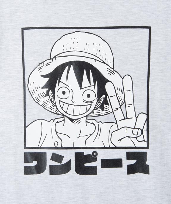Tee-shirt à motif manga garçon vue3 - ONE PIECE - GEMO