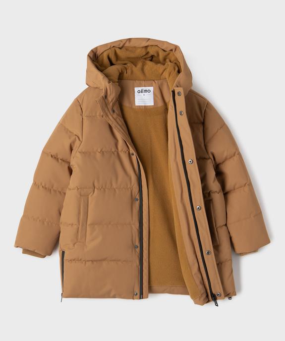 Blouson déperlant à capuche doublé polaire garçon vue5 - GEMO 4G GARCON - GEMO