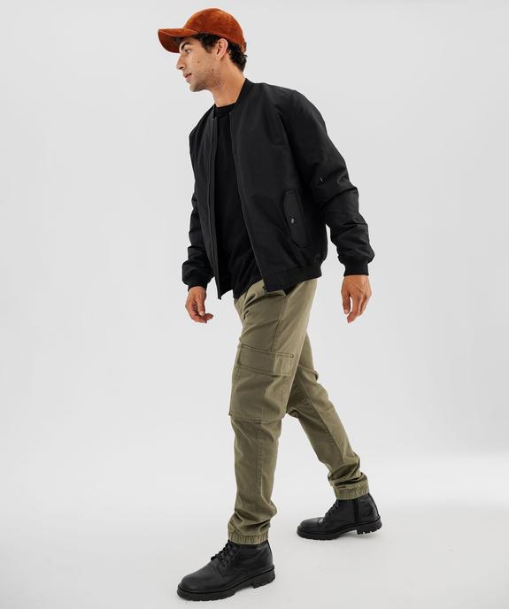 Blouson zippé style bombers homme vue12 - GEMO 4G HOMME - GEMO