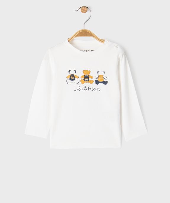 Ensemble 2 pièces bébé garçon : tee-shirt et chemise - LuluCastagnette vue5 - LULUCASTAGNETTE - GEMO