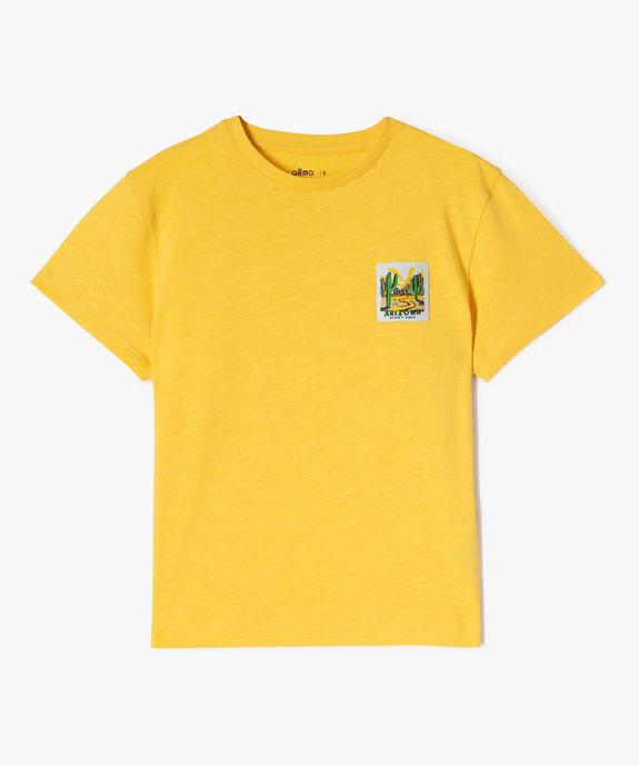 T-shirt avec patch Arizona garçon vue1 - GEMO (ENFANT) - GEMO