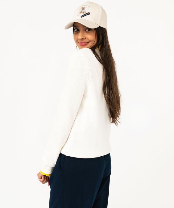 Pull avec motif nounours pour femme - LuluCastagnette vue3 - LULU CASTAGNETT - GEMO