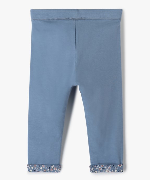 Legging réversible bébé fille - LuluCastagnette vue3 - LULUCASTAGNETTE - GEMO
