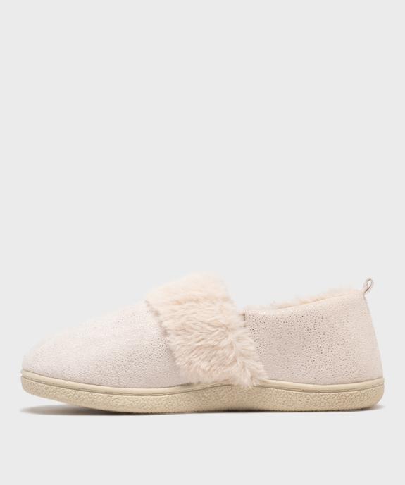 Chaussons à paillettes avec doublure chaude femme vue3 - GEMO 4G FEMME - GEMO