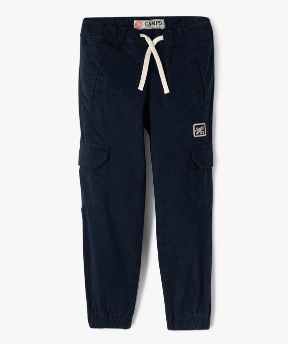 Pantalon cargo à taille élastiquée garçon vue1 - CAMPS - GEMO