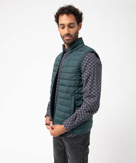 Blouson homme matelassé sans manches vue1 - GEMO 4G HOMME - GEMO