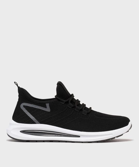 Baskets basses en mesh sans coutures homme vue2 - 5 MILES - GEMO