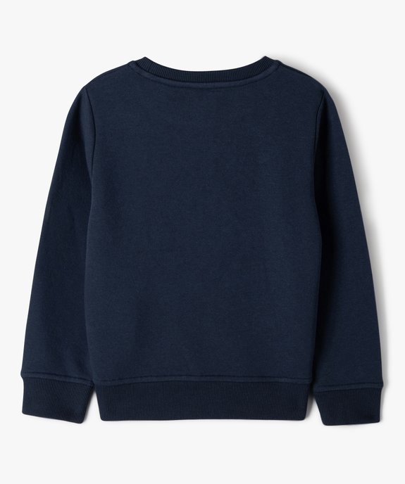 Sweat avec motif en relief garçon vue4 - GEMO (ENFANT) - GEMO