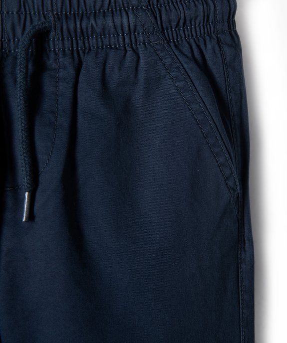 Pantalon jogger en toile garçon vue2 - GEMO (ENFANT) - GEMO