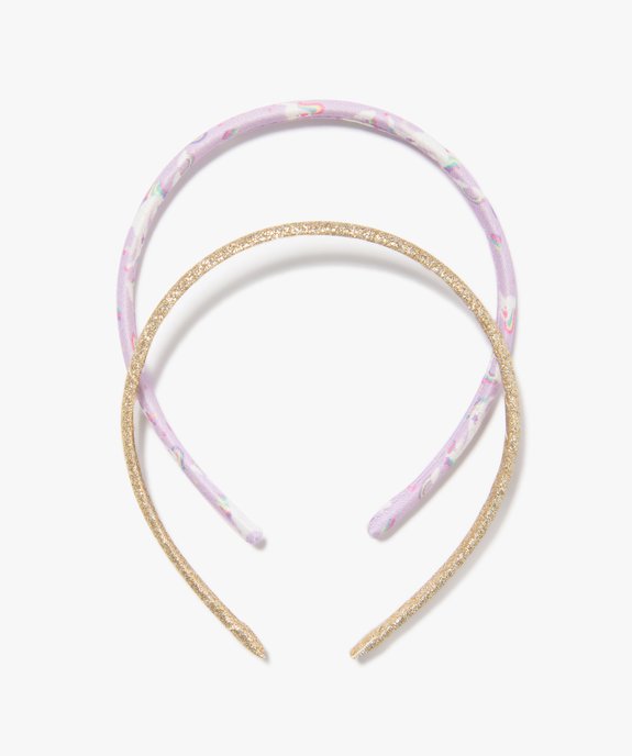 Serre-tête pailleté fille (lot de 2) vue1 - GEMO (ACCESS) - GEMO