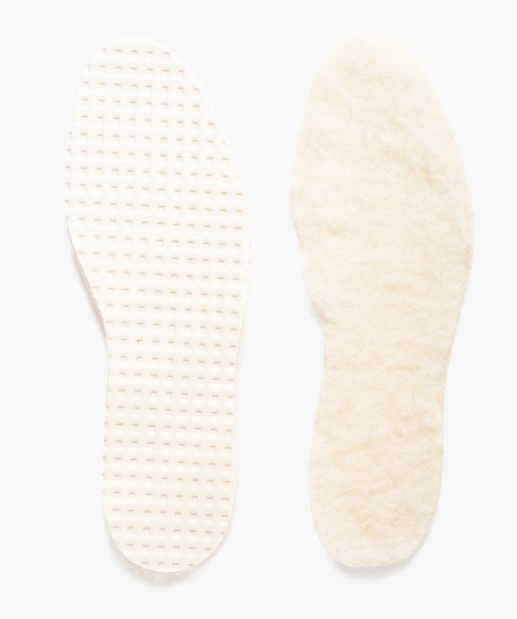 Semelles hiver en laine et latex vue1 - GEMO(ENTRETIEN) - GEMO