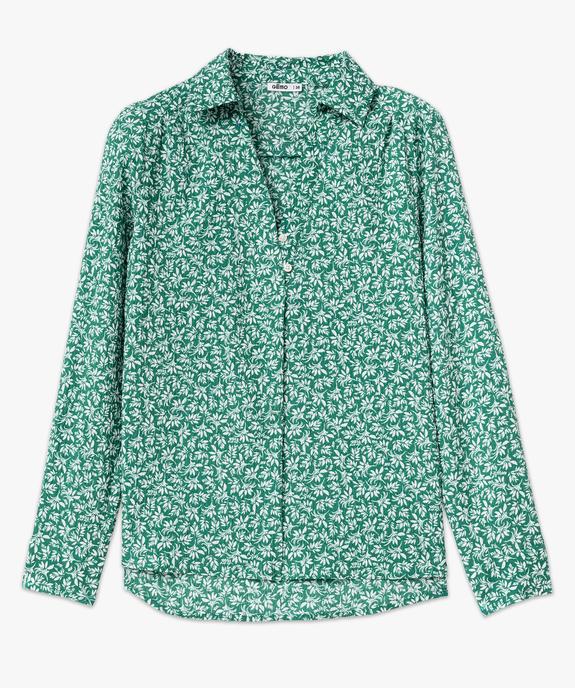 Chemise manches longues fleurie femme vue4 - GEMO(FEMME PAP) - GEMO