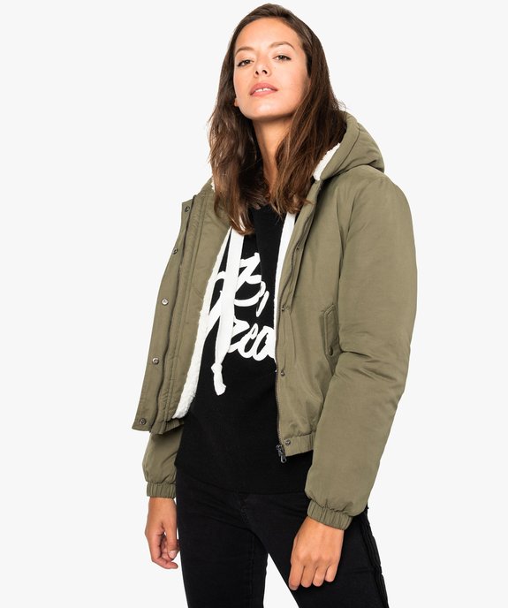 Blouson femme à capuche   vue1 - FOLLOW ME - GEMO