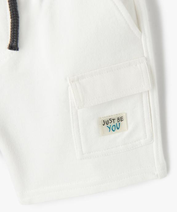 Short bébé garçon en maille avec poche latérale - GEMO(BEBE DEBT) Short bébé garçon en maille avec poche latérale vue2 - GEMO(BEBE DEBT) - GEMO