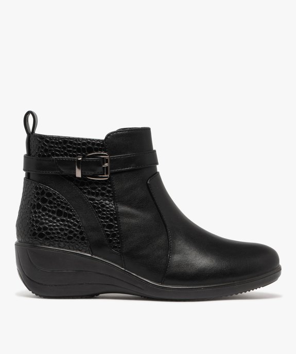 Boots confort avec talon compensé femme vue1 - G'FLEX - GEMO