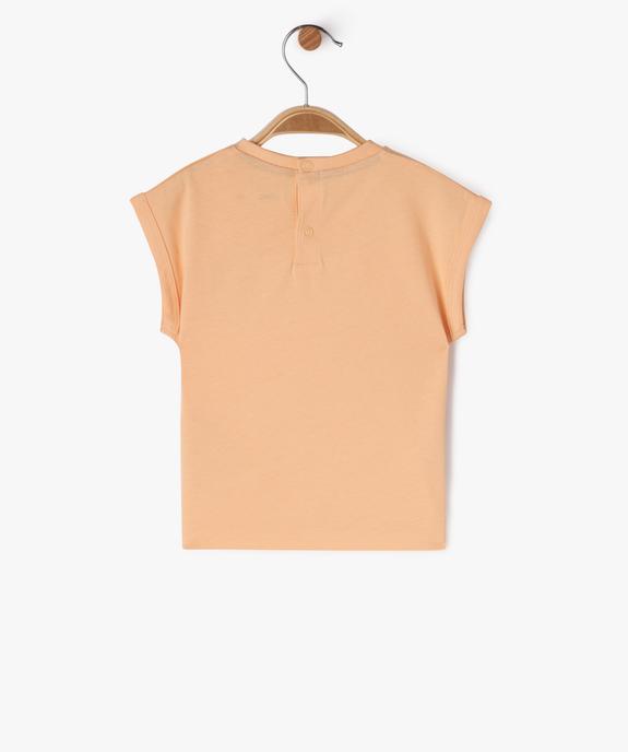 Tee-shirt avec motif estival bébé garçon vue5 - GEMO 4G BEBE - GEMO