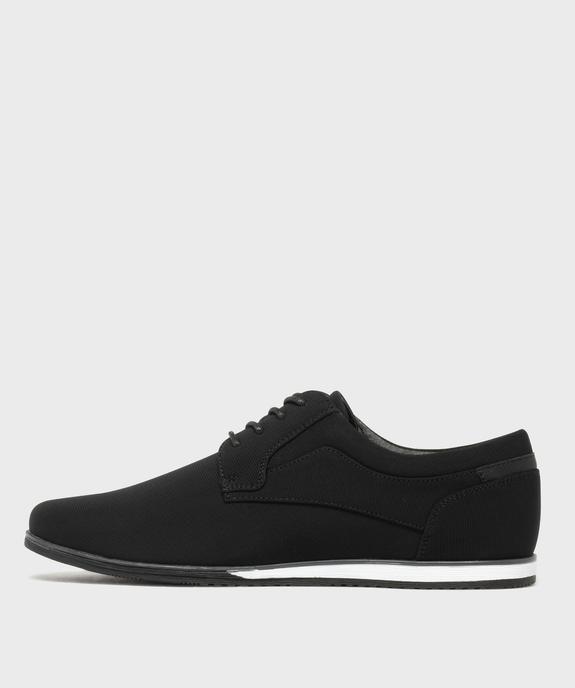 Derbies à semelle sportswear dessus textile homme - Mario Baldano vue9 - MARIO BALDANO - GEMO