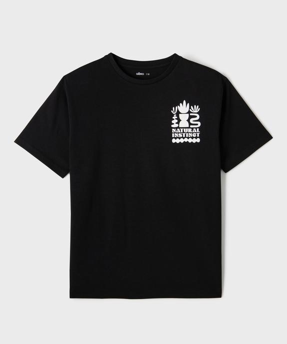 T-shirt imprimé à col rond garçon vue1 - GEMO (JUNIOR) - GEMO