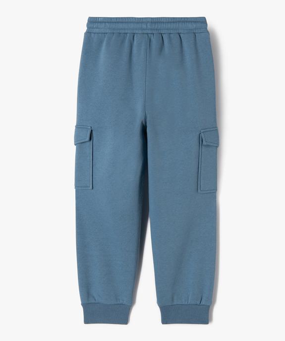 Jogging cargo molletonné garçon vue4 - GEMO (ENFANT) - GEMO