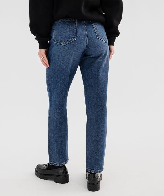 Jean Mom taille haute femme vue3 - GEMO(FEMME PAP) - GEMO