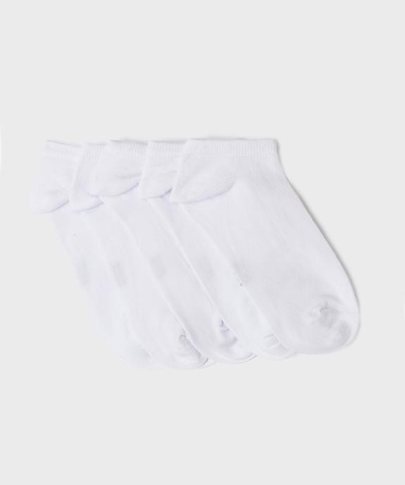 Chaussettes garçon ultra-courtes unies (lot de 5 paires) vue2 - GEMO 4G GARCON - GEMO