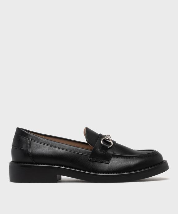 Mocassins avec bijou métallique et large talon femme - Follow Me vue1 - FOLLOW ME - GEMO