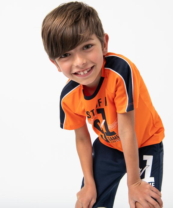 T-shirt manches courtes sportif garçon vue1 - GEMO (ENFANT) - GEMO