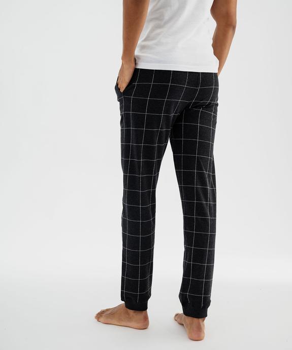 Pantalon de pyjama en jersey à taille élastique homme vue12 - GEMO(HOMWR HOM) - GEMO