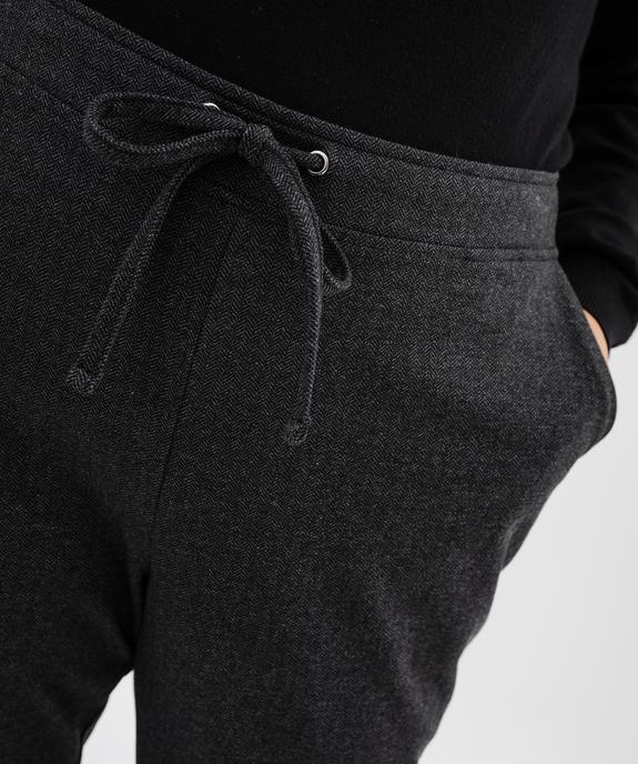 Pantalon en maille souple et extensible femme grande taille vue2 - GEMO (G TAILLE) - GEMO