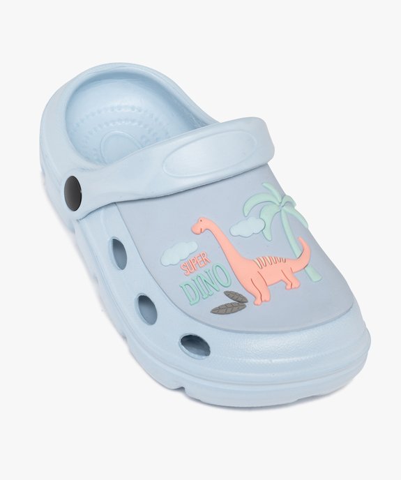 Sabots souples garçon à bride talon amovible Super Dino vue5 - GEMO (PLAGE) - GEMO