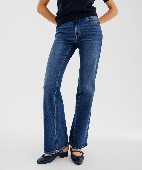 Jean flare taille haute femme - LuluCastagnette vue1 - LULU CASTAGNETTE GEMO FOR GOOD - GEMO