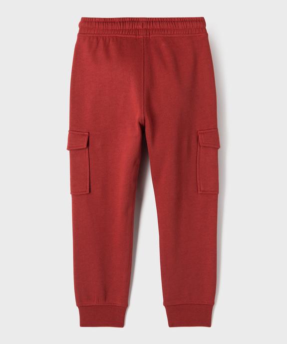 Jogging cargo molletonné garçon vue4 - GEMO (ENFANT) - GEMO