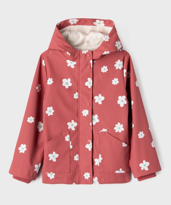 Imperméable à capuche et doublure chaude avec imprimé animé fille vue3 - GEMO (ENFANT) - GEMO