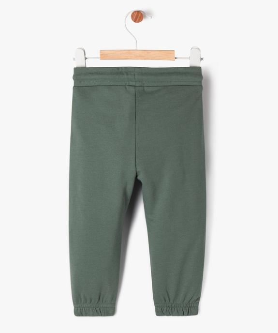 Pantalon de jogging léger bébé garçon vue3 - PREMIER PRIX BY GEMO - GEMO