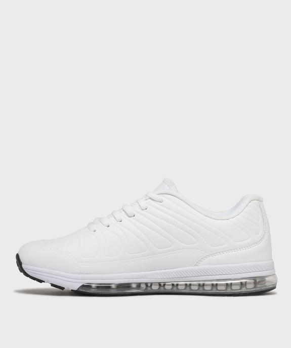 Baskets dessus embossé avec semelle bulle d’air homme - Airness vue4 - AIRNESS - GEMO