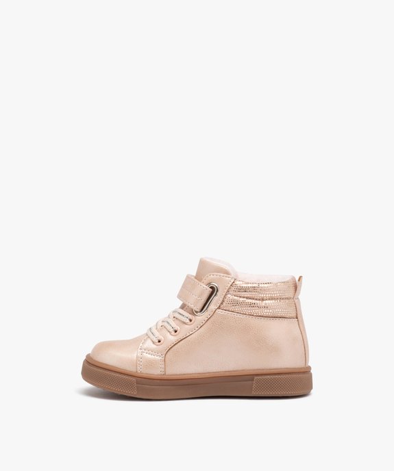 Boots bébé fille irisées avec doublure vue3 - LOVELY WINGS - GEMO