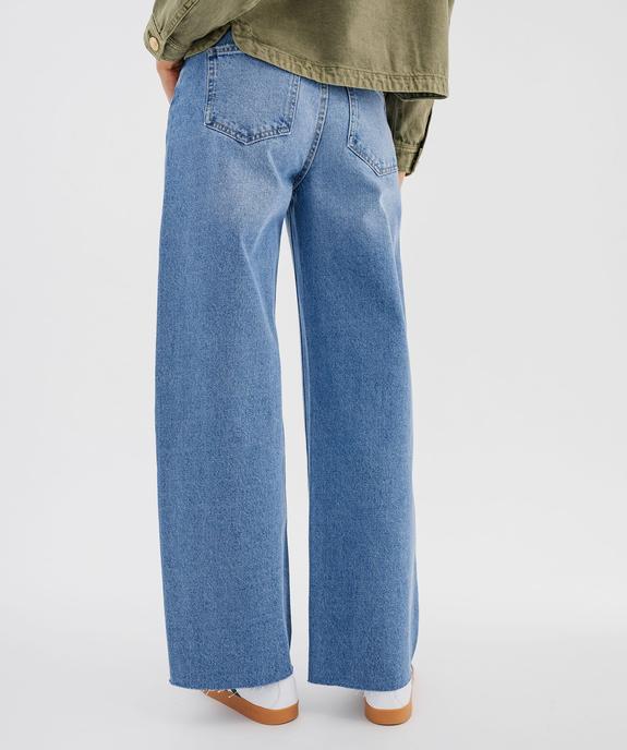 Jean flare taille haute à clous et bords francs femme vue3 - GEMO(FEMME PAP) - GEMO