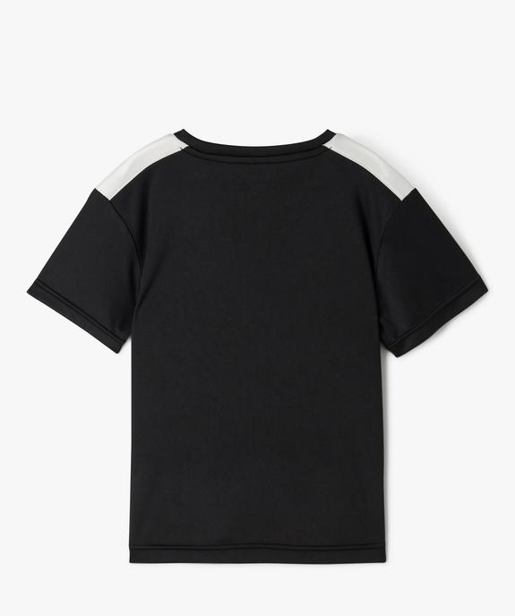Tee-shirt sportif à bandes garçon vue4 - GEMO (ENFANT) - GEMO