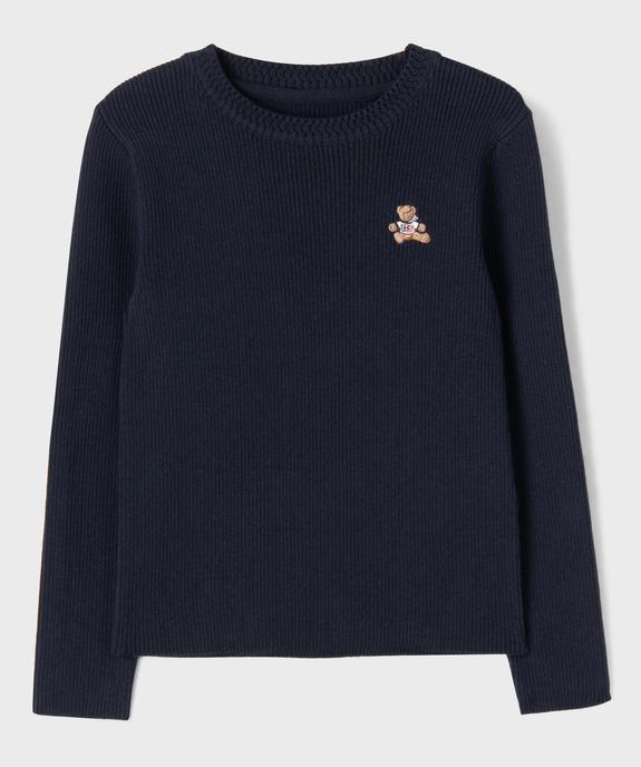 Pull en maille côtelée fille - LuluCastagnette vue4 - LULUCASTAGNETTE - GEMO