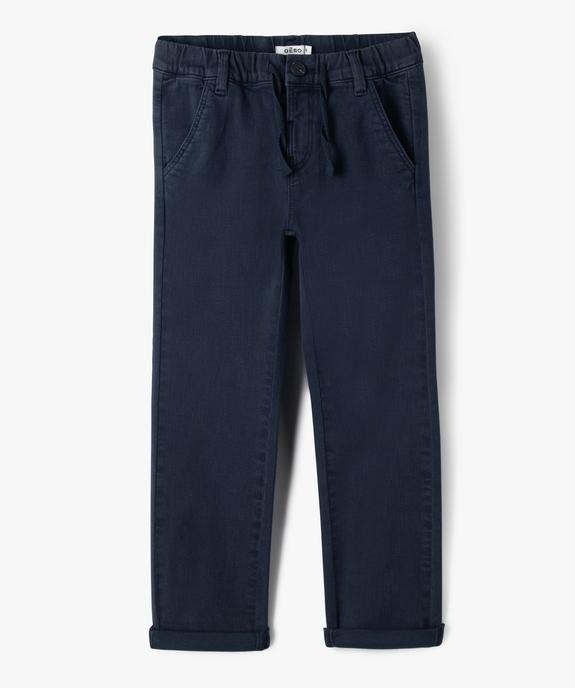 Pantalon chino coupe regular garçon vue1 - GEMO (ENFANT) - GEMO
