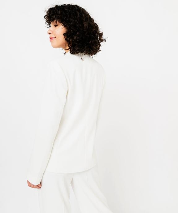 Veste de tailleur 1 bouton femme vue3 - GEMO(FEMME PAP) - GEMO