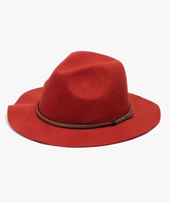 Chapeau femme en feutrine avec double lien vue1 - GEMO (ACCESS) - GEMO