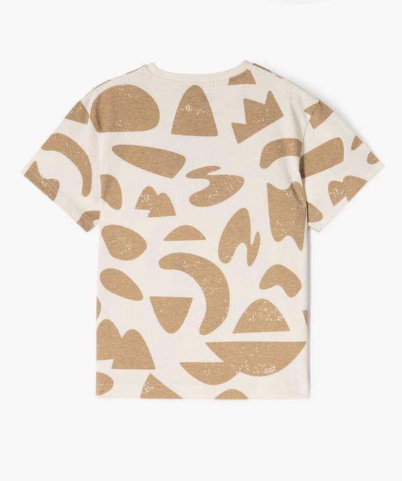 Tee-shirt imprimé et brodé garçon vue3 - GEMO 4G GARCON - GEMO